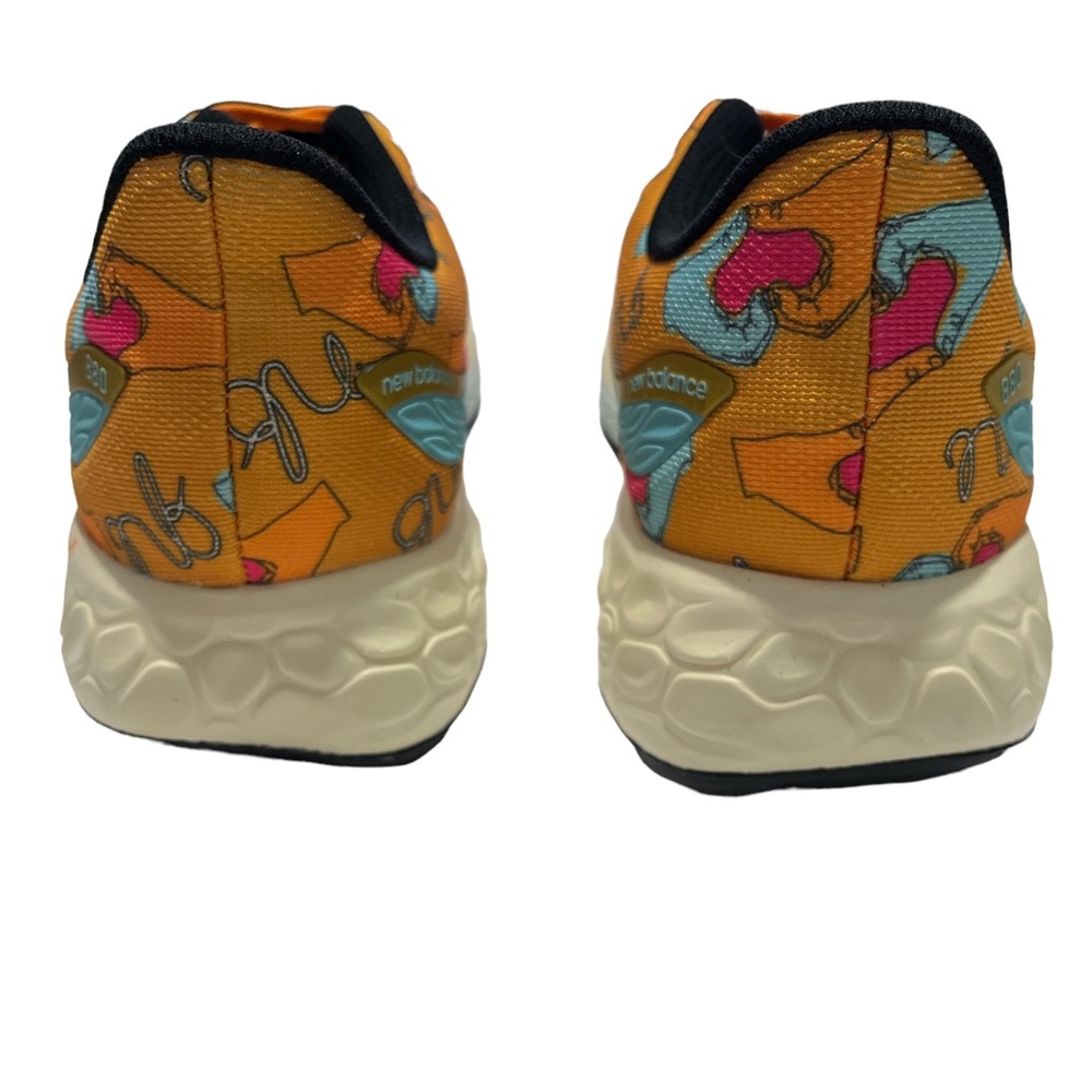 NWOT NEW BALANCE 880 FRESH FOAM X  Heart Hands graphic ❤️/ Size 9 Men’s /Orange - Picture 5 of 7